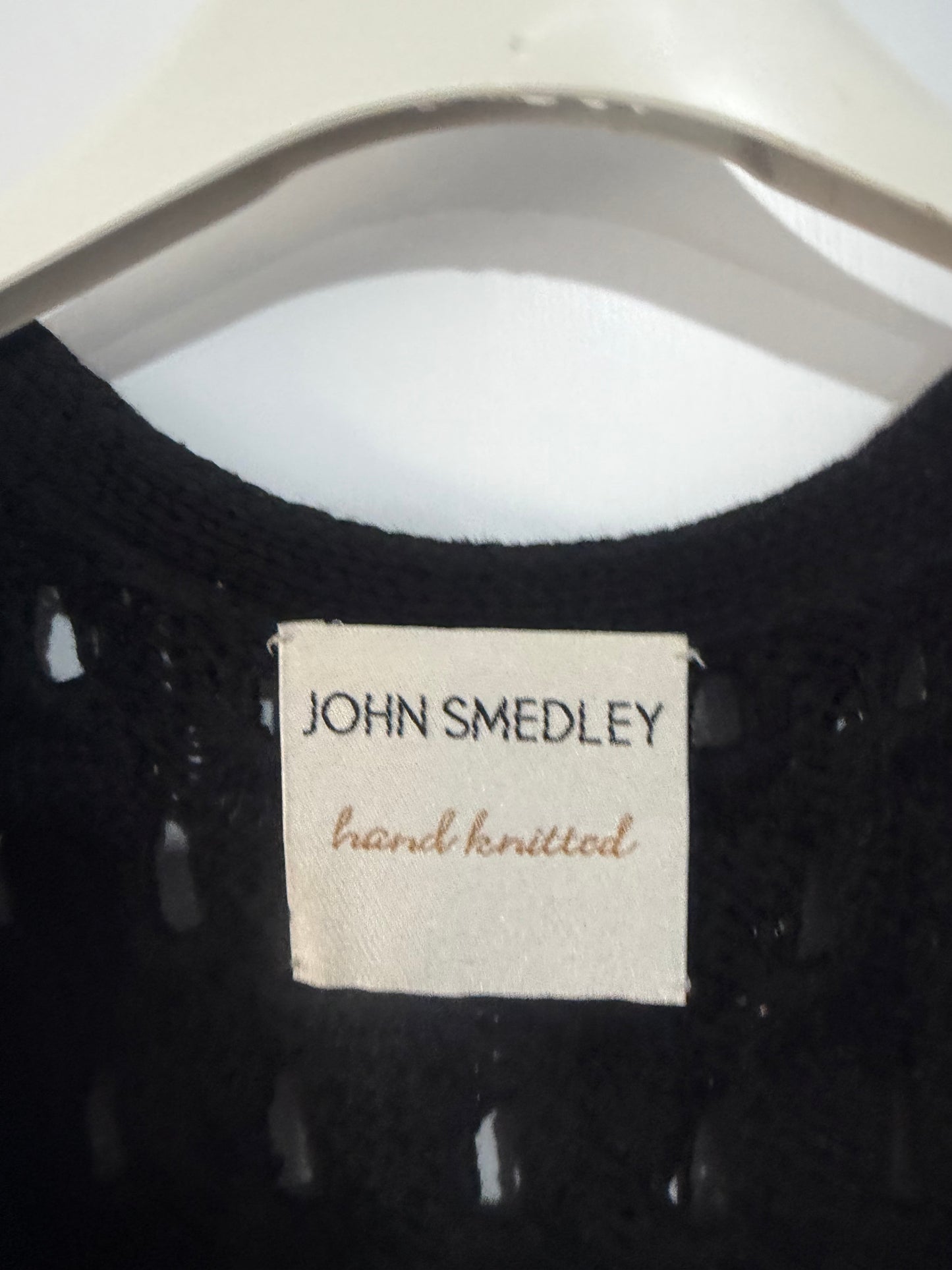 Black John Smedley Cardigan, Small