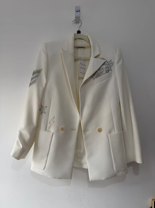 Preloved Zadig & Voltaire Jacket, Size 8 Cream