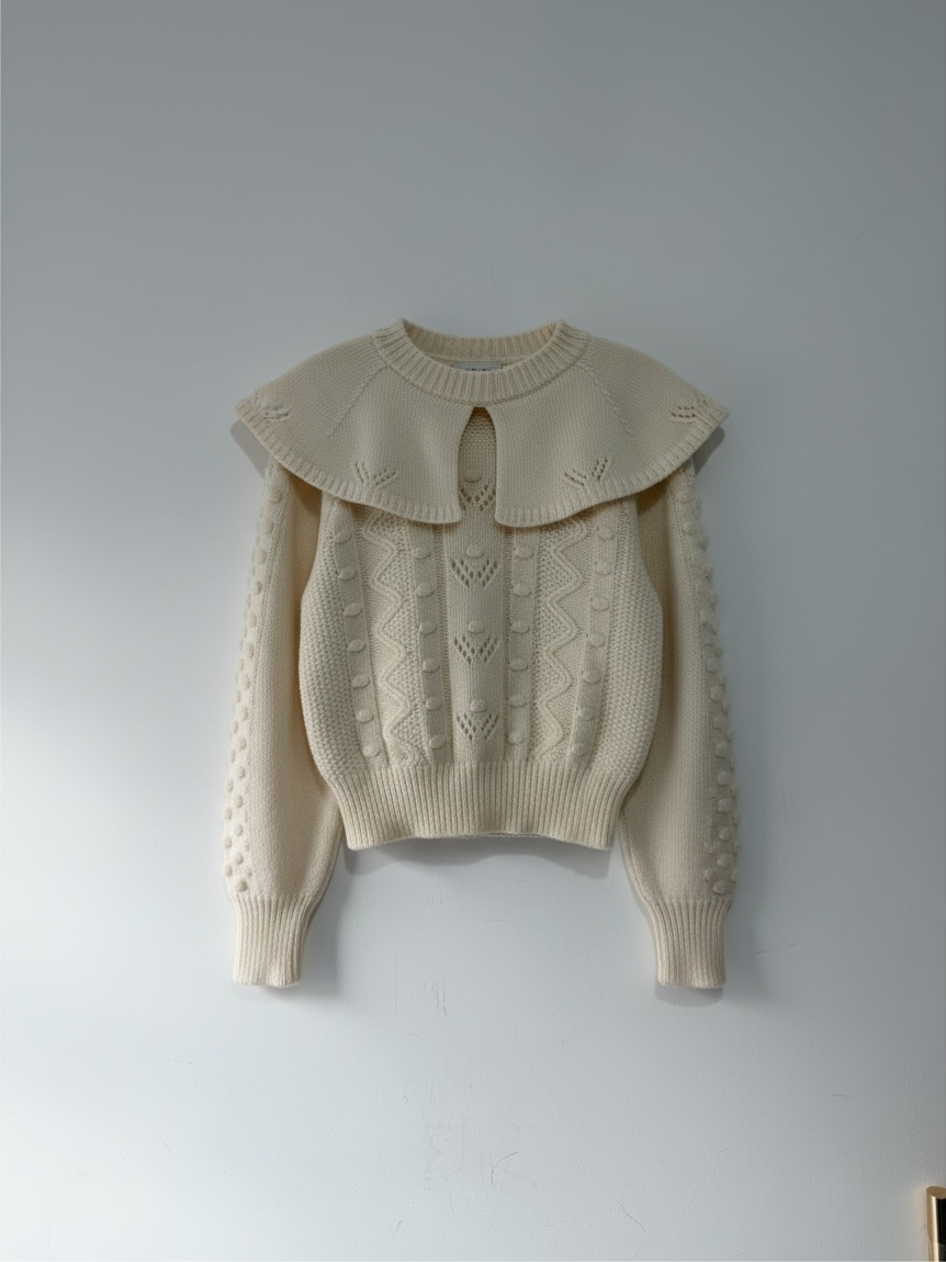 Preloved Sea New York Cardigan Size S (10) Cream