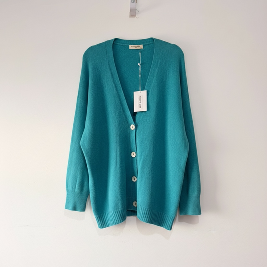 Preloved Blue Alexandre Laurent Cardigan, Size L