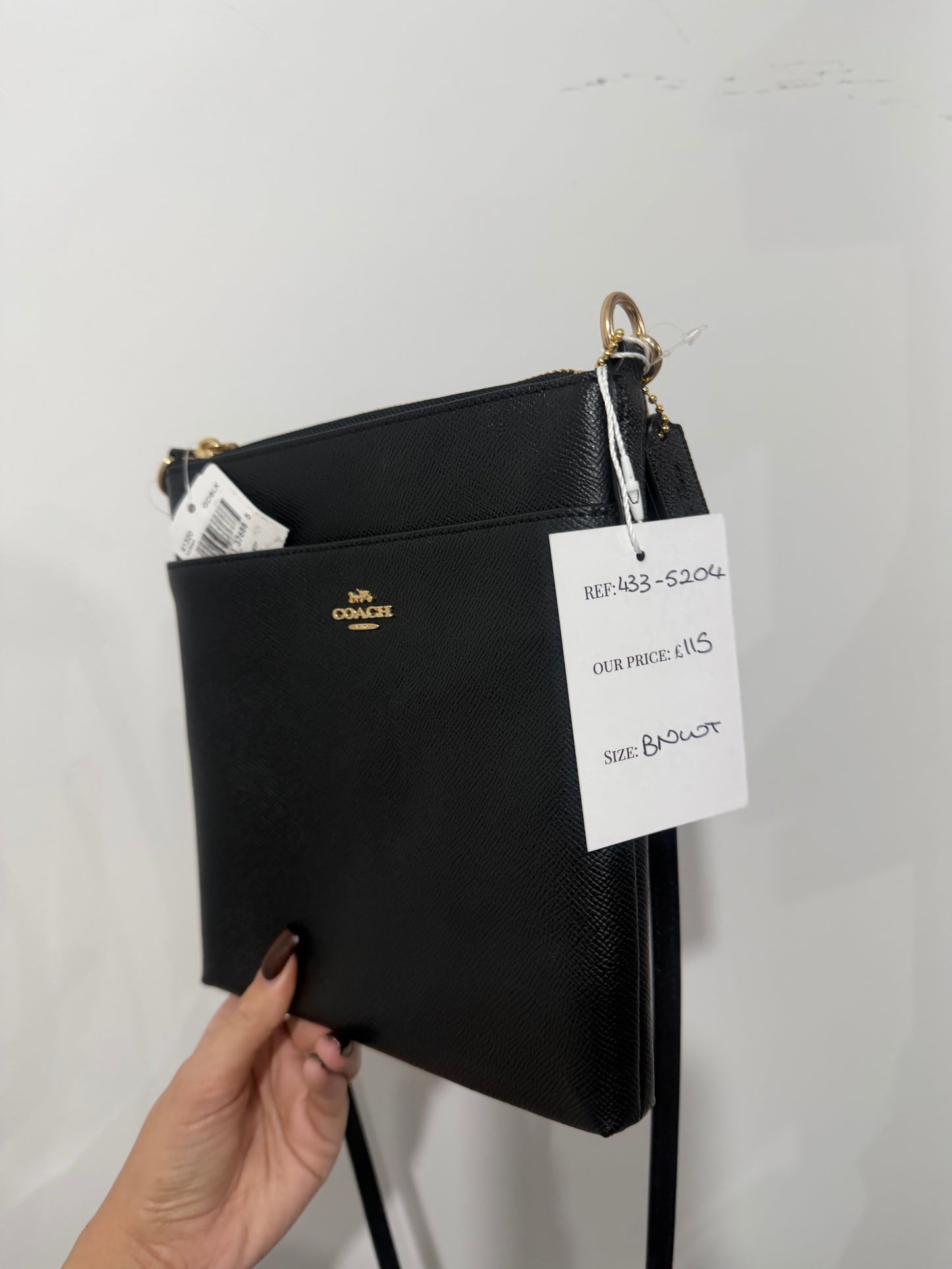 Black, Brand New Coach Crossbody Bag