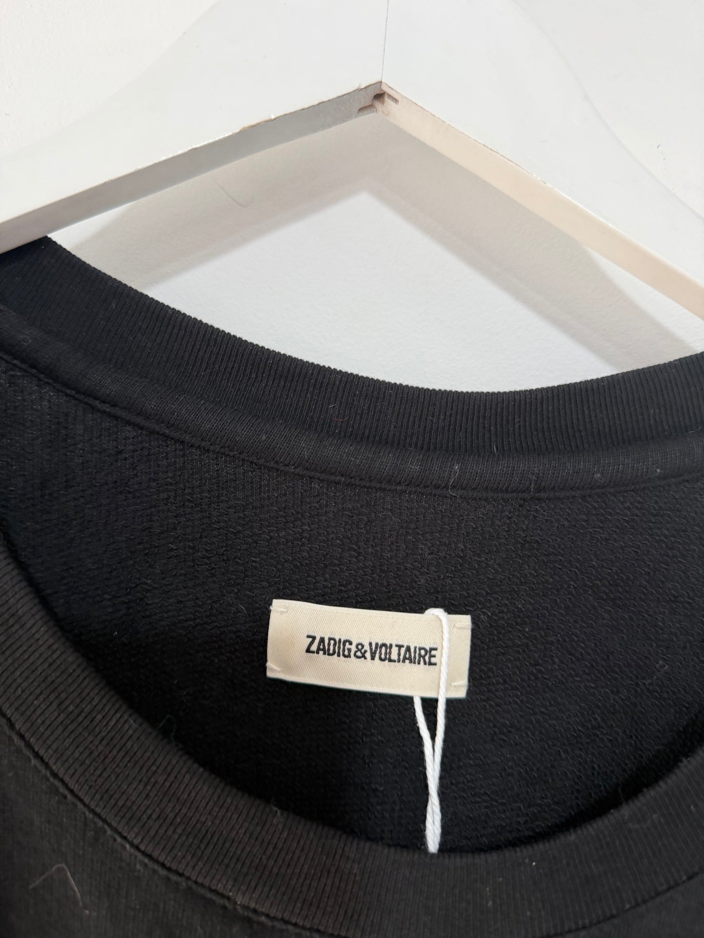 Preloved Black Zadig & Voltaire T Shirt, Large