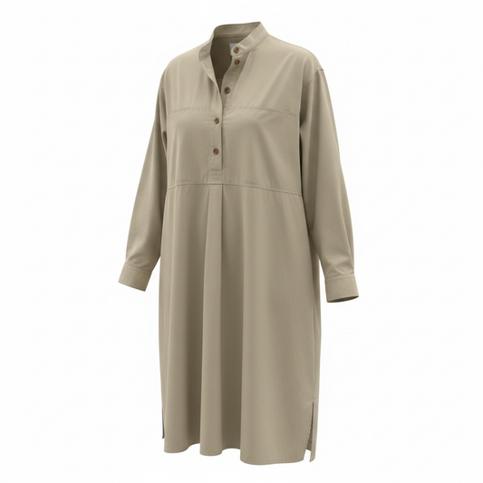 Preloved Ecru Max Mara Weekend Dress, Size 8, Fits 10/12