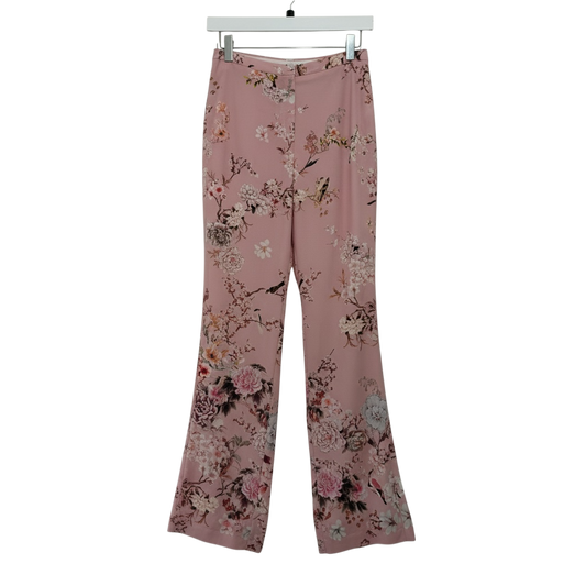 Pre-owned Pink with floral pattern Sand Copenhagen Trousers, Size 10