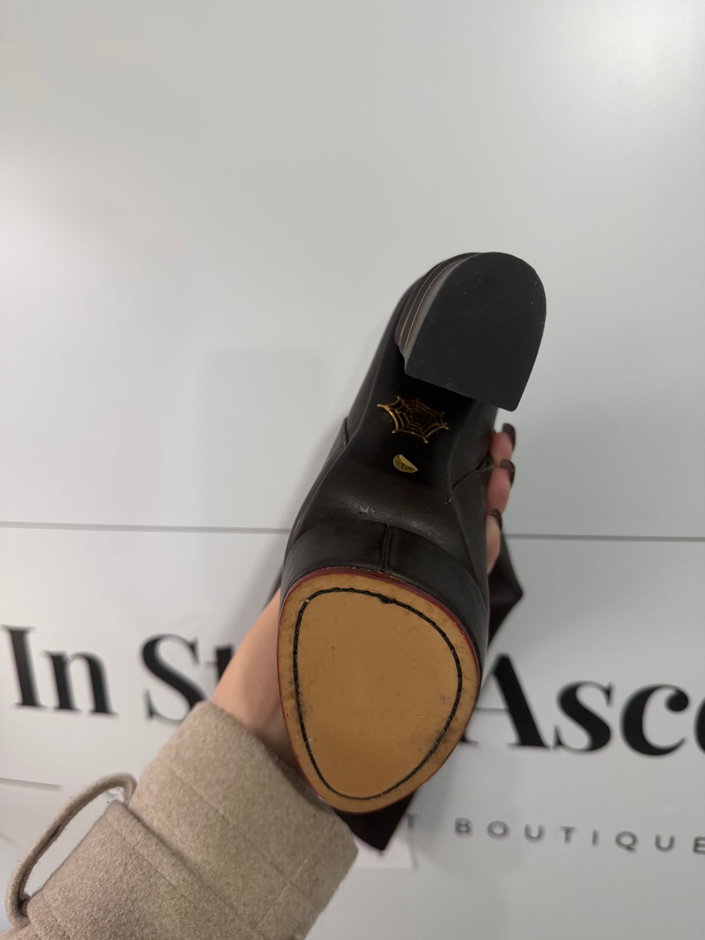 Brown Charlotte Olympia Boots, Size 37