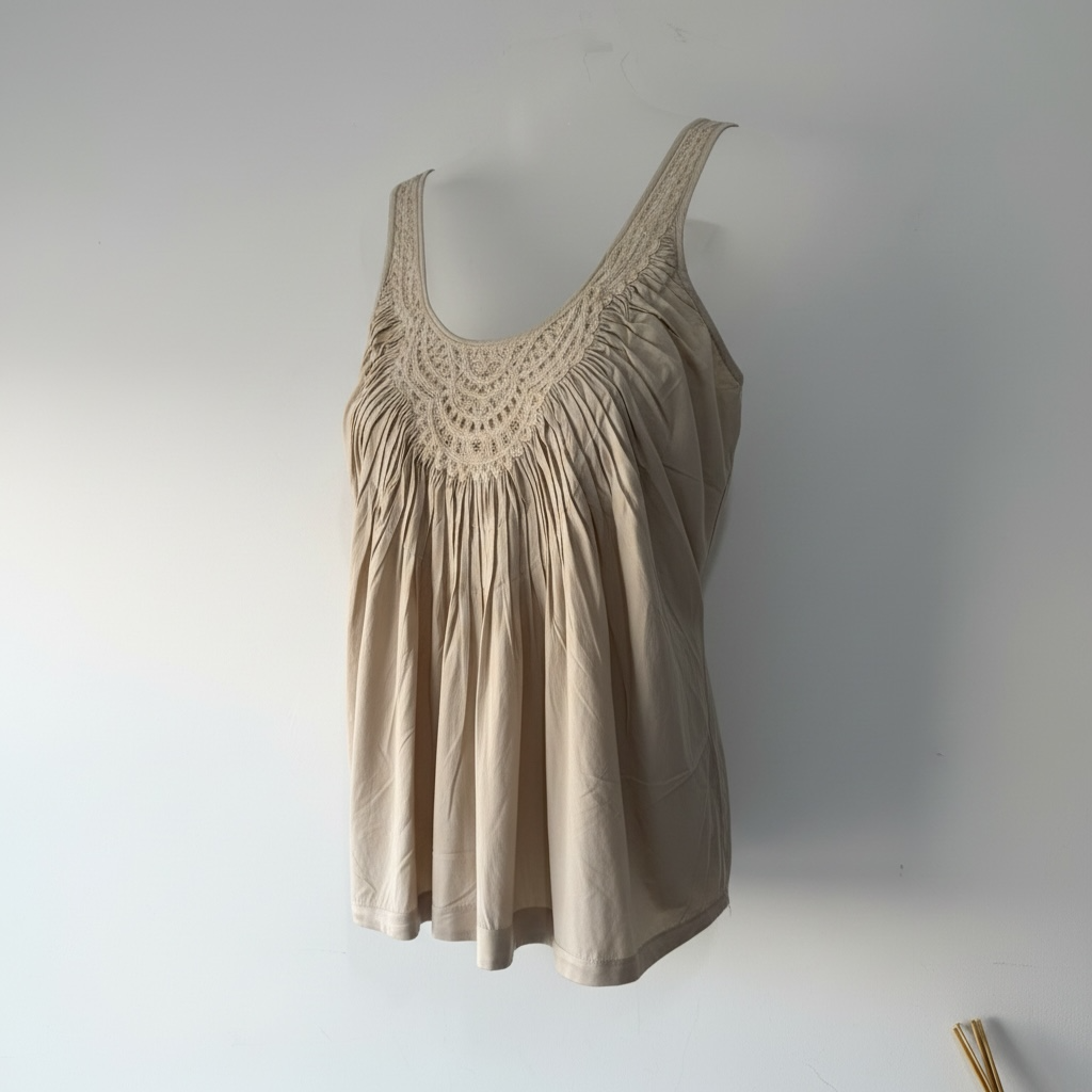 Pre-loved beige Day Top, Size medium