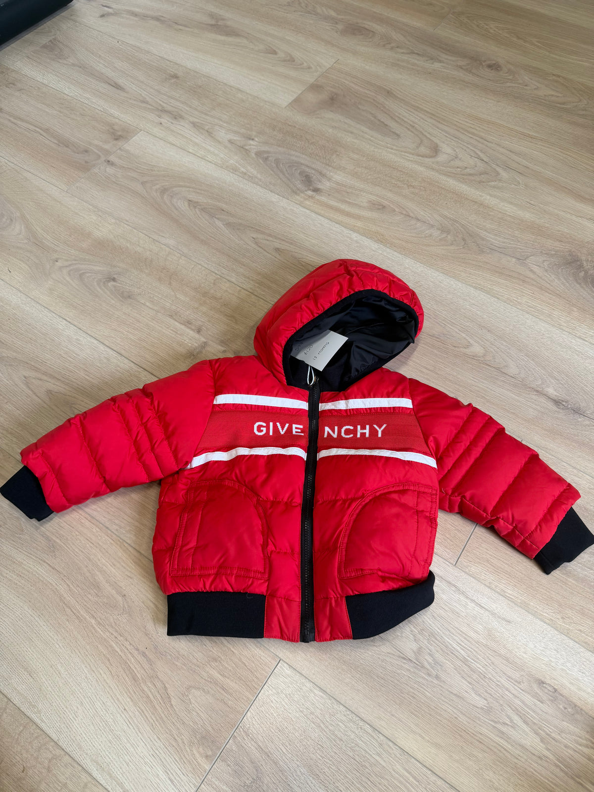 Preloved Givenchy Kids Coat Age 18 months Red