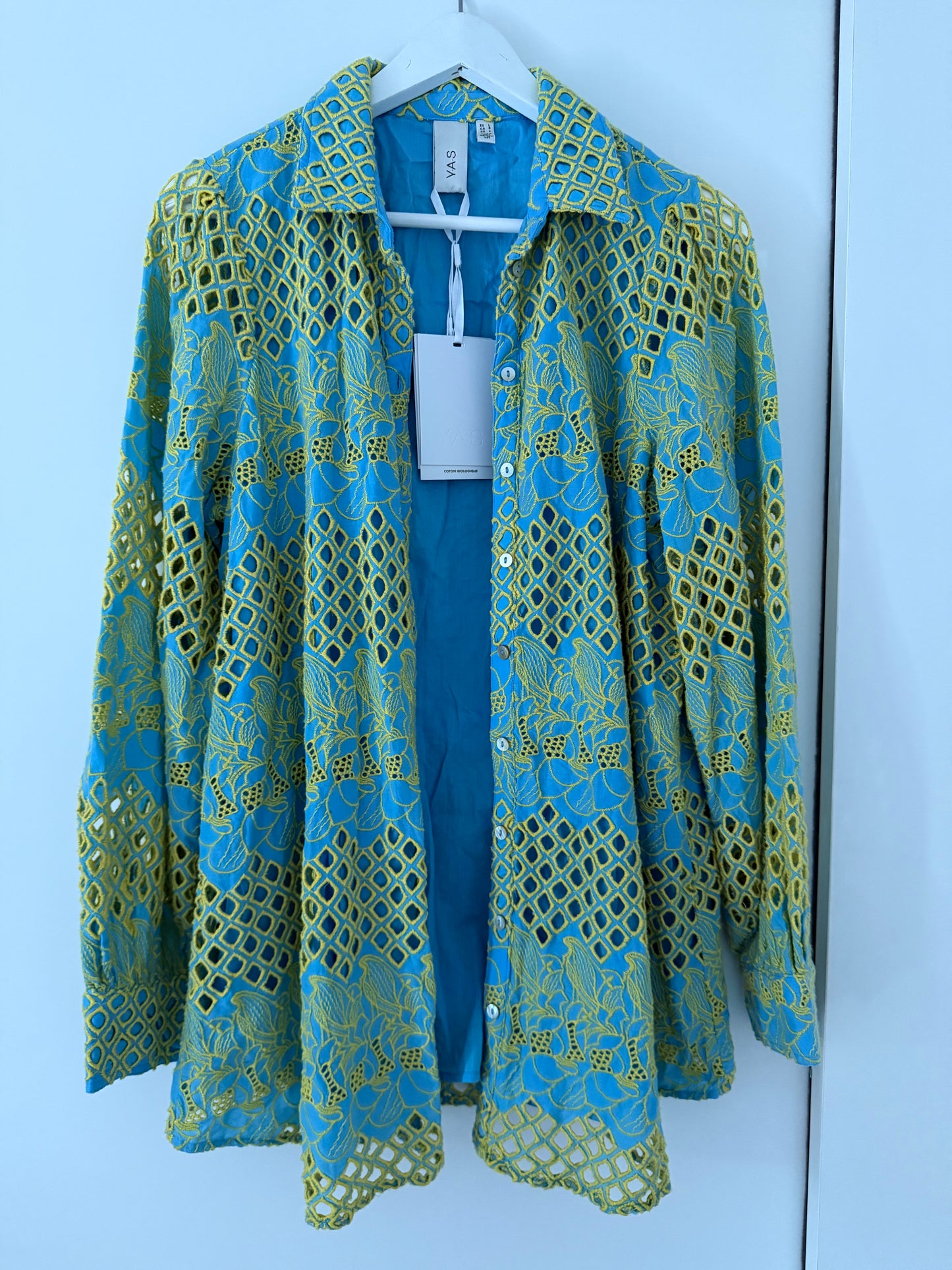 Pre-Loved Blue Y.A.S Shirt, L, BNWT