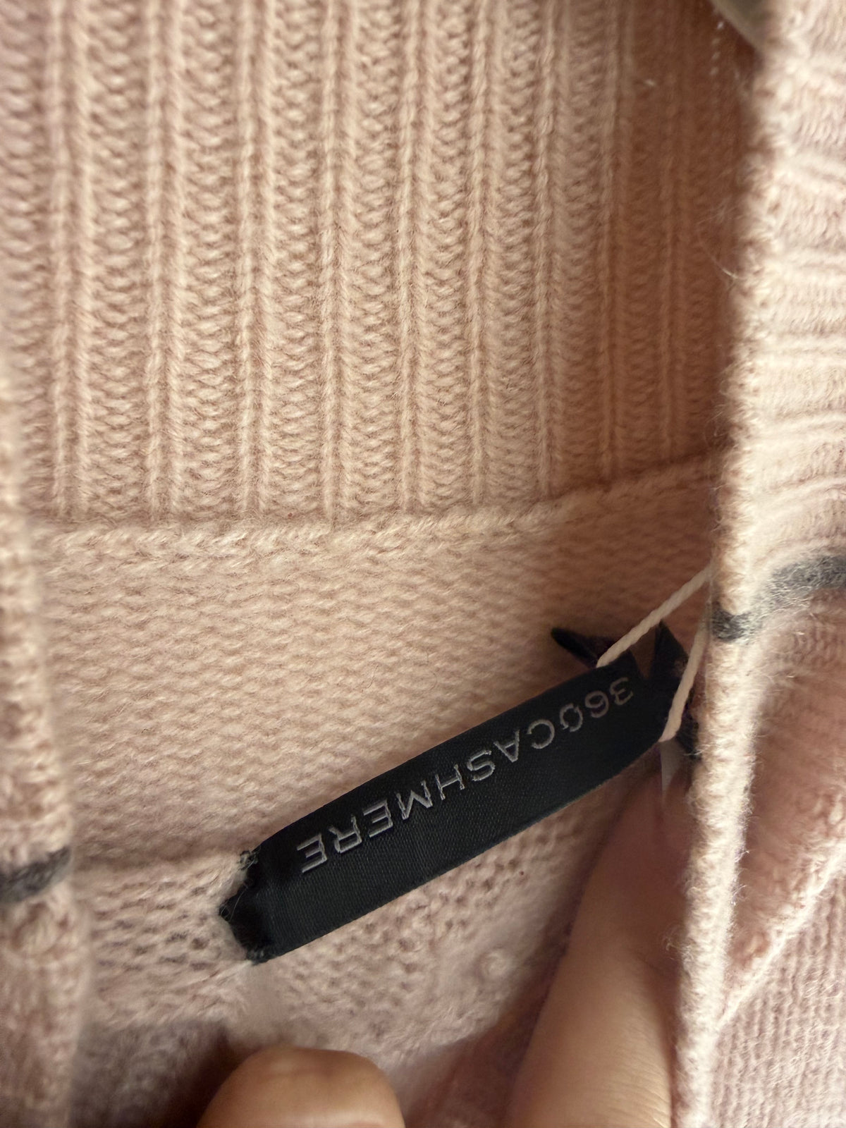 Preloved 360 Cashmere Jumper Size Small Pink