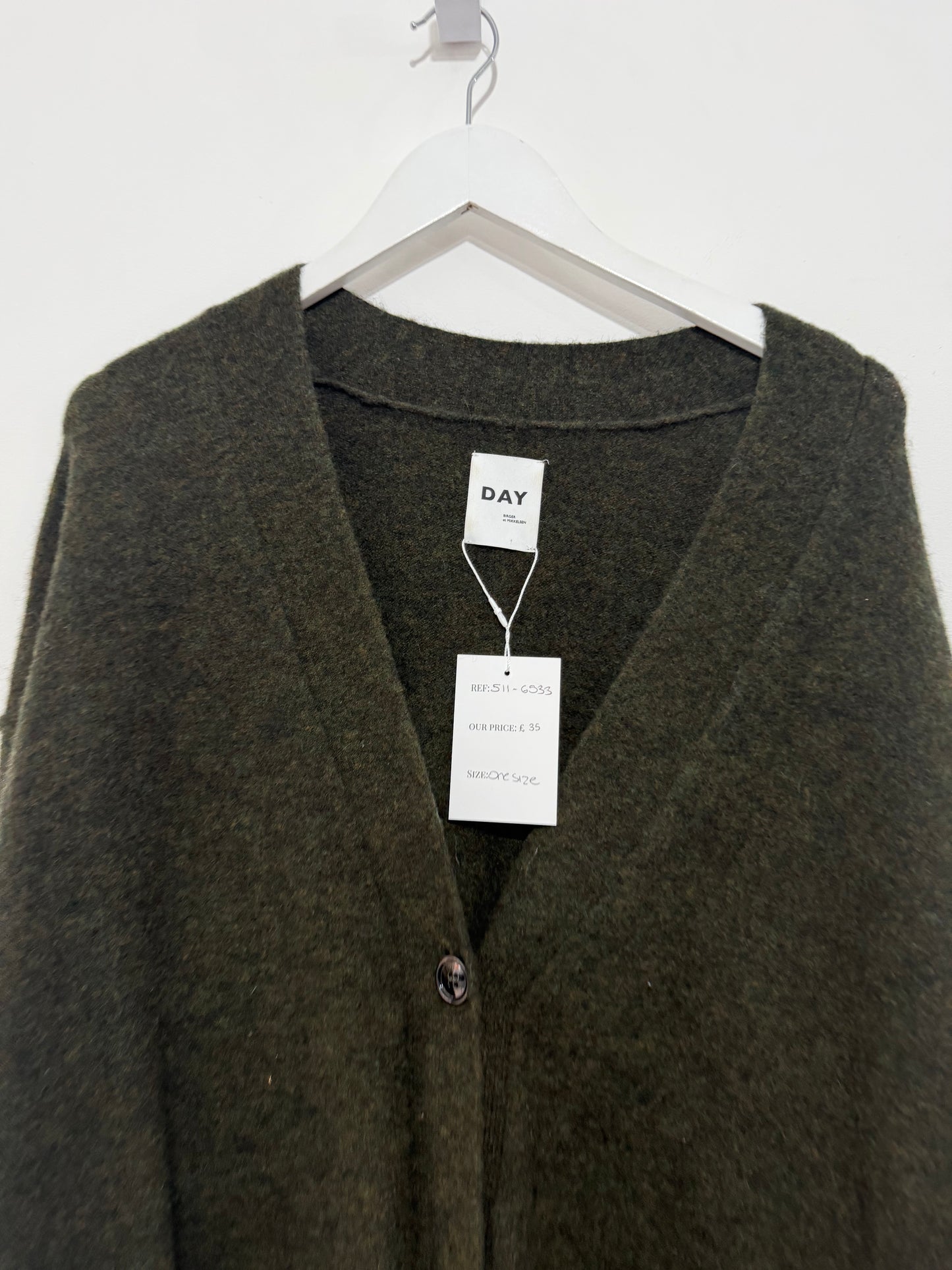 Khaki DAY Cardigan, One Size