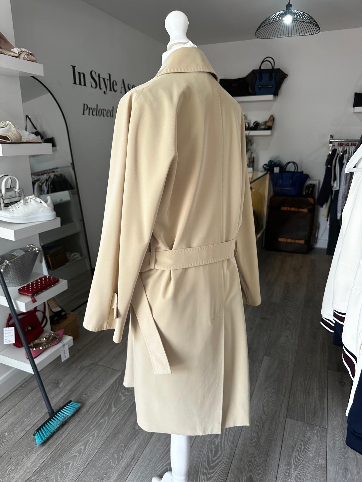 MaxMara Cream Trench Coat - 12