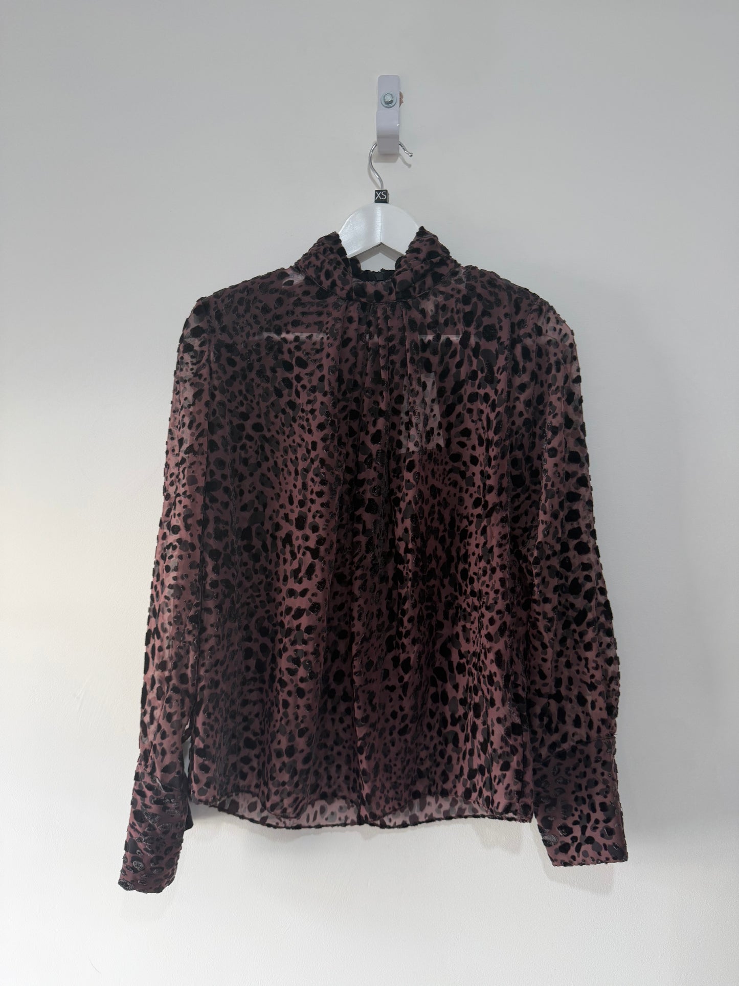 Pre-owned, Leopard Ba&sh Blouse, Pre-owned, Size 0 (UK XS/S)