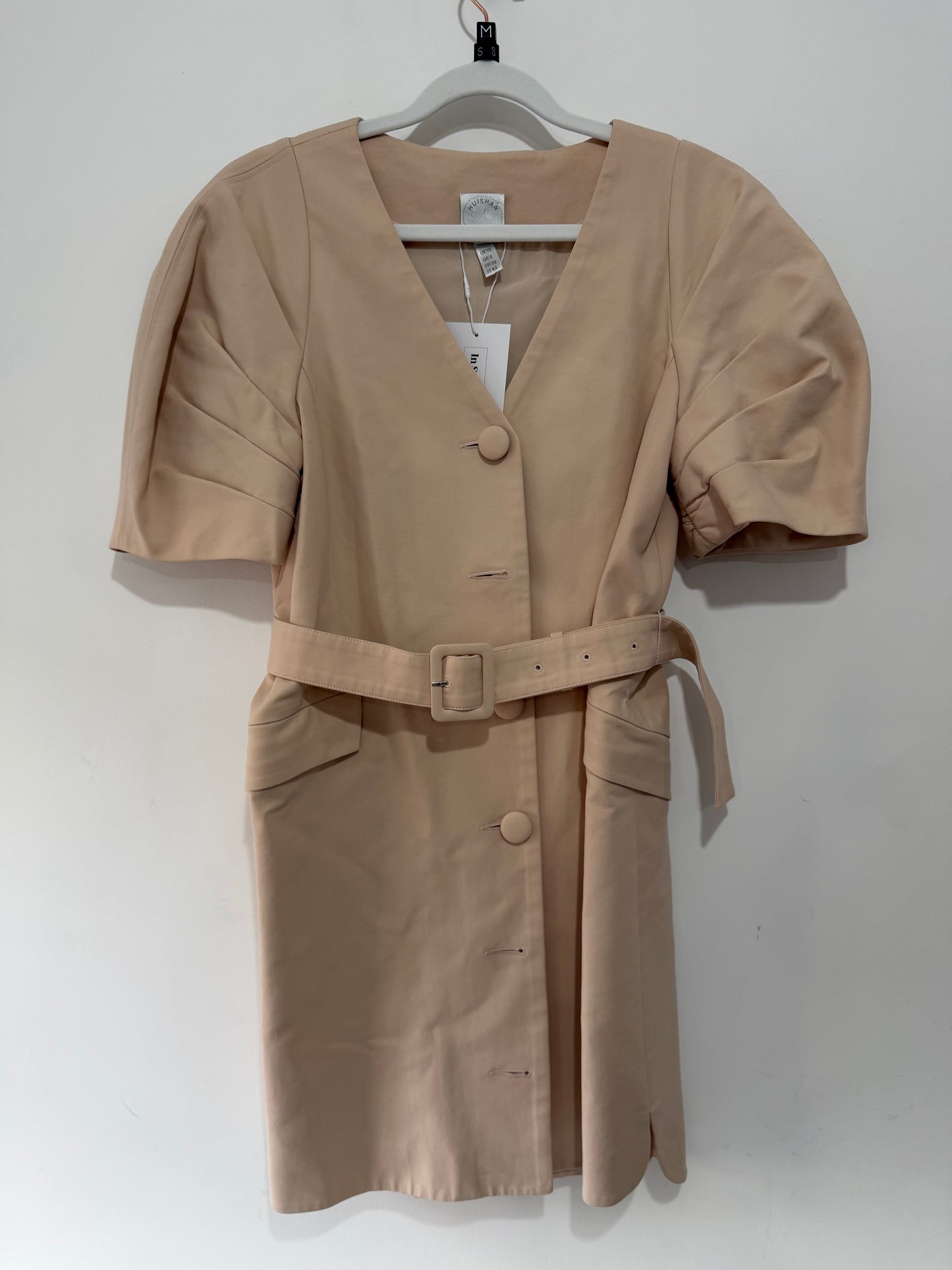 Pre-owned, Beige Huishan Zhang Dress, Size 10