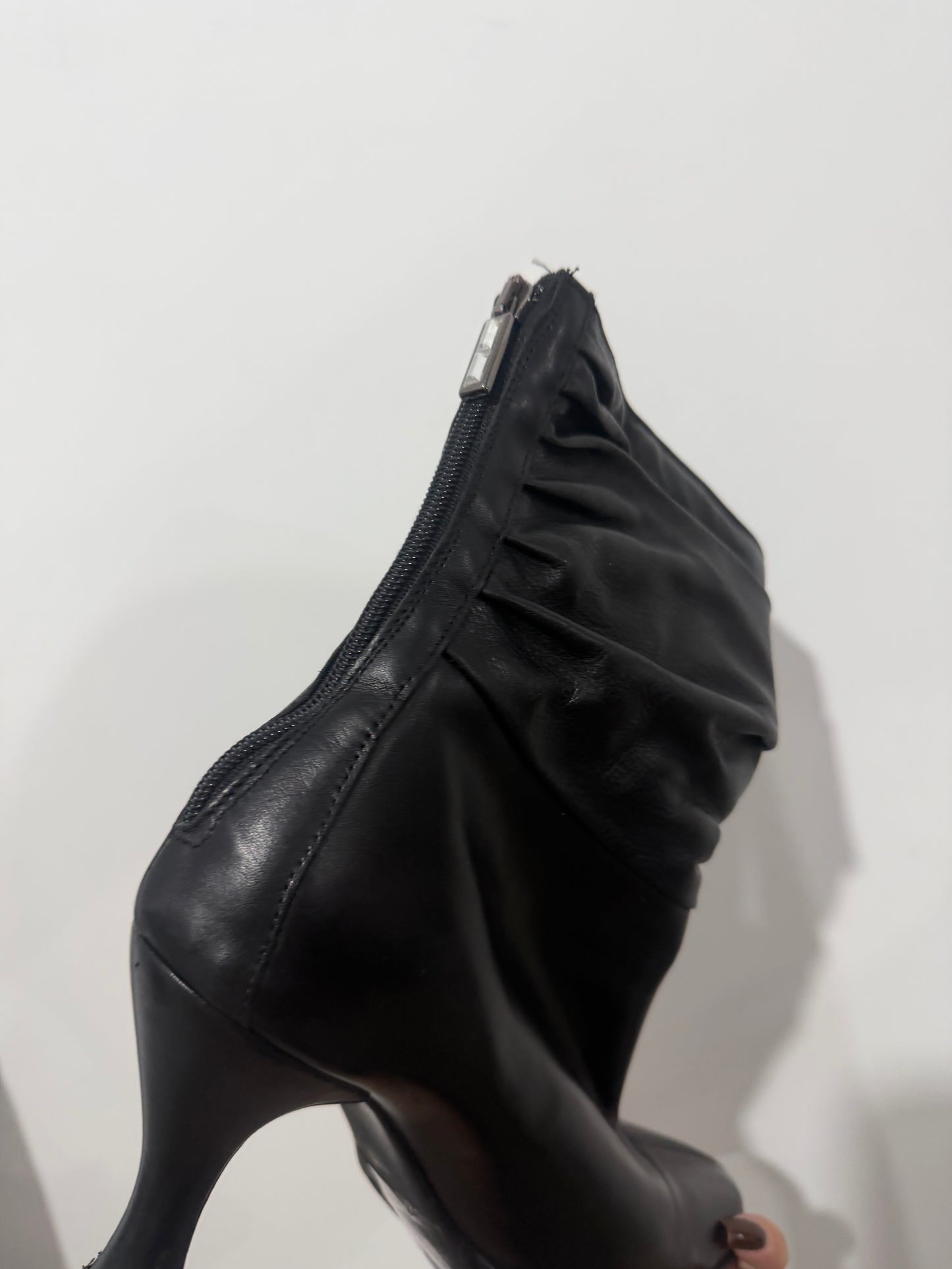 Black Russel and Bromley Aquatalia Ankle Boots, Size 38 - UK 5