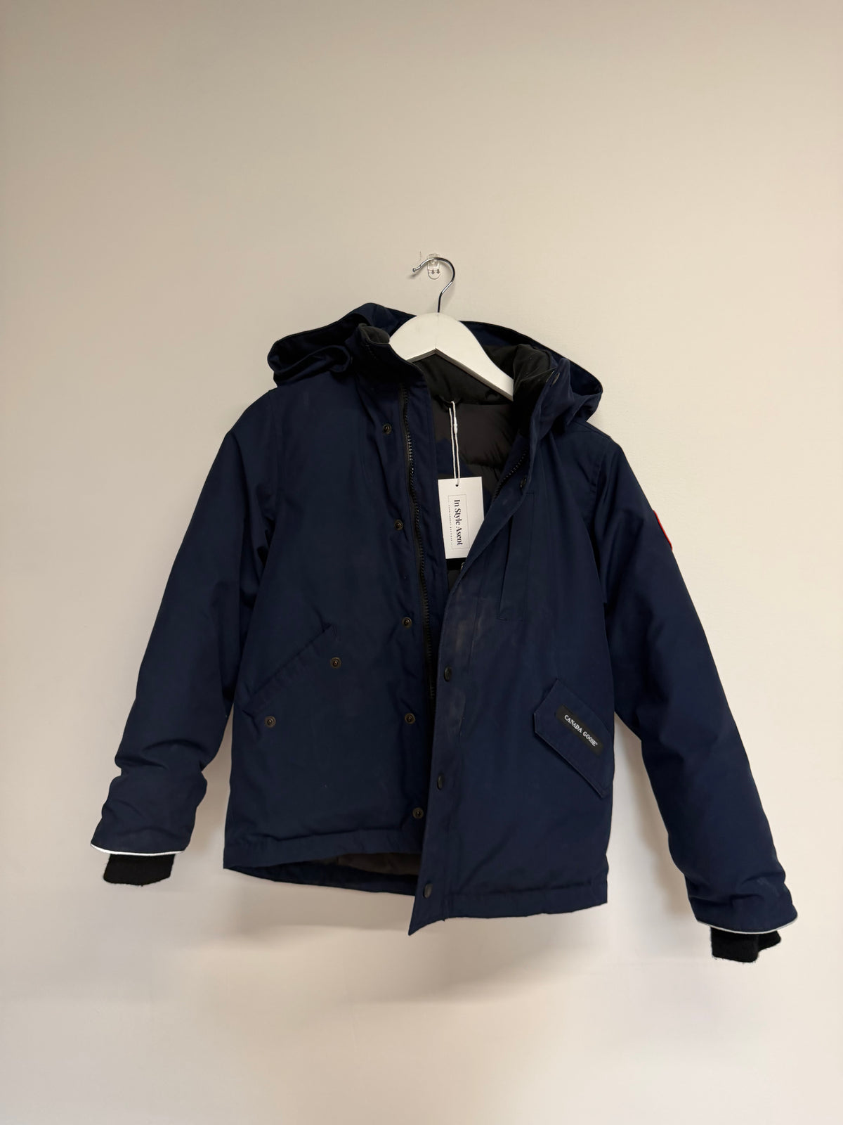 Preloved Canada Goose Kids Coat Age 7-8 Navy