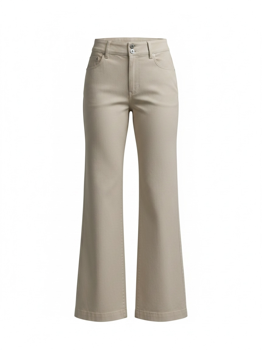Preloved 7 for all mankind Trousers Size Small (W26) Cream