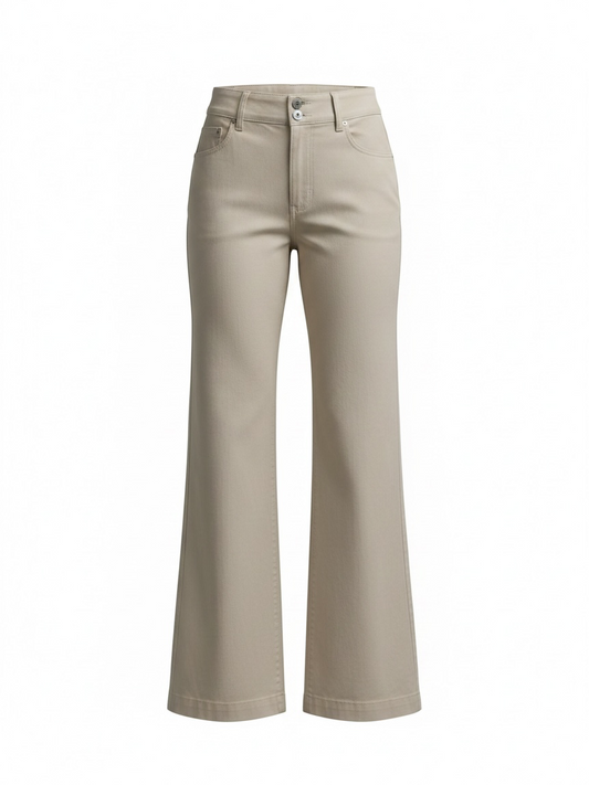 Preloved 7 for all mankind Trousers Size Small (W26) Cream