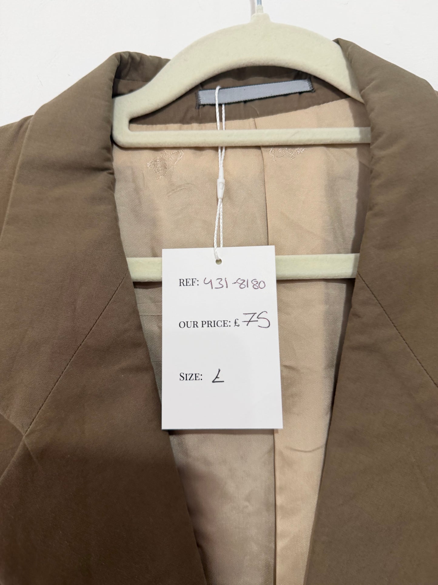 Preloved beige Kenzo Paris Blazer, large
