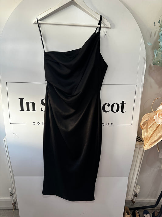 Black Bec + Bridge One Shoulder Dress, Size 12