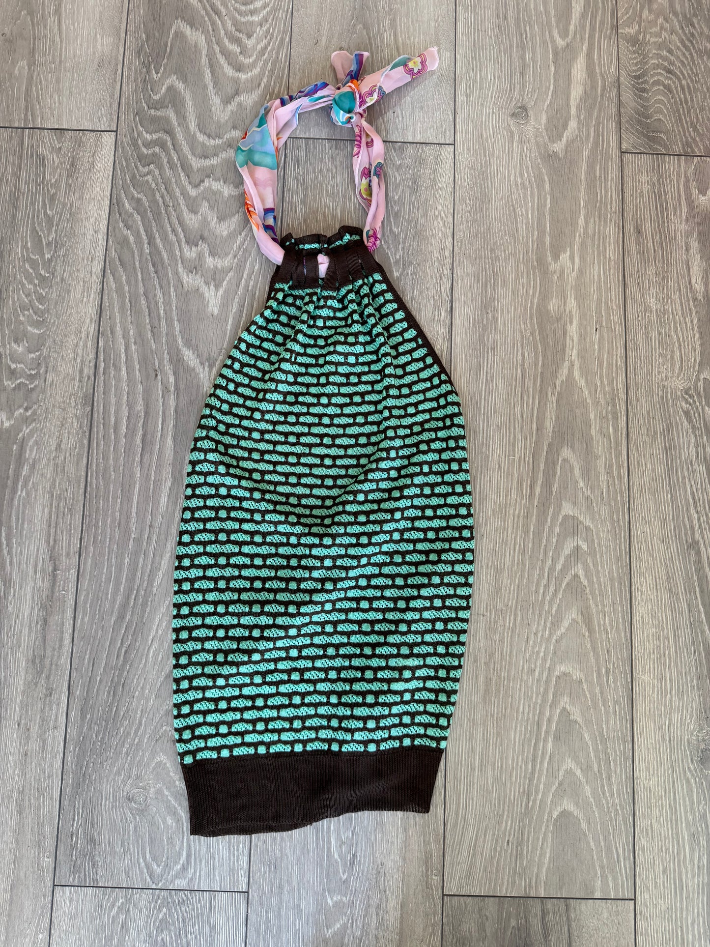 Green/brown Anna Ritan Top, Size S