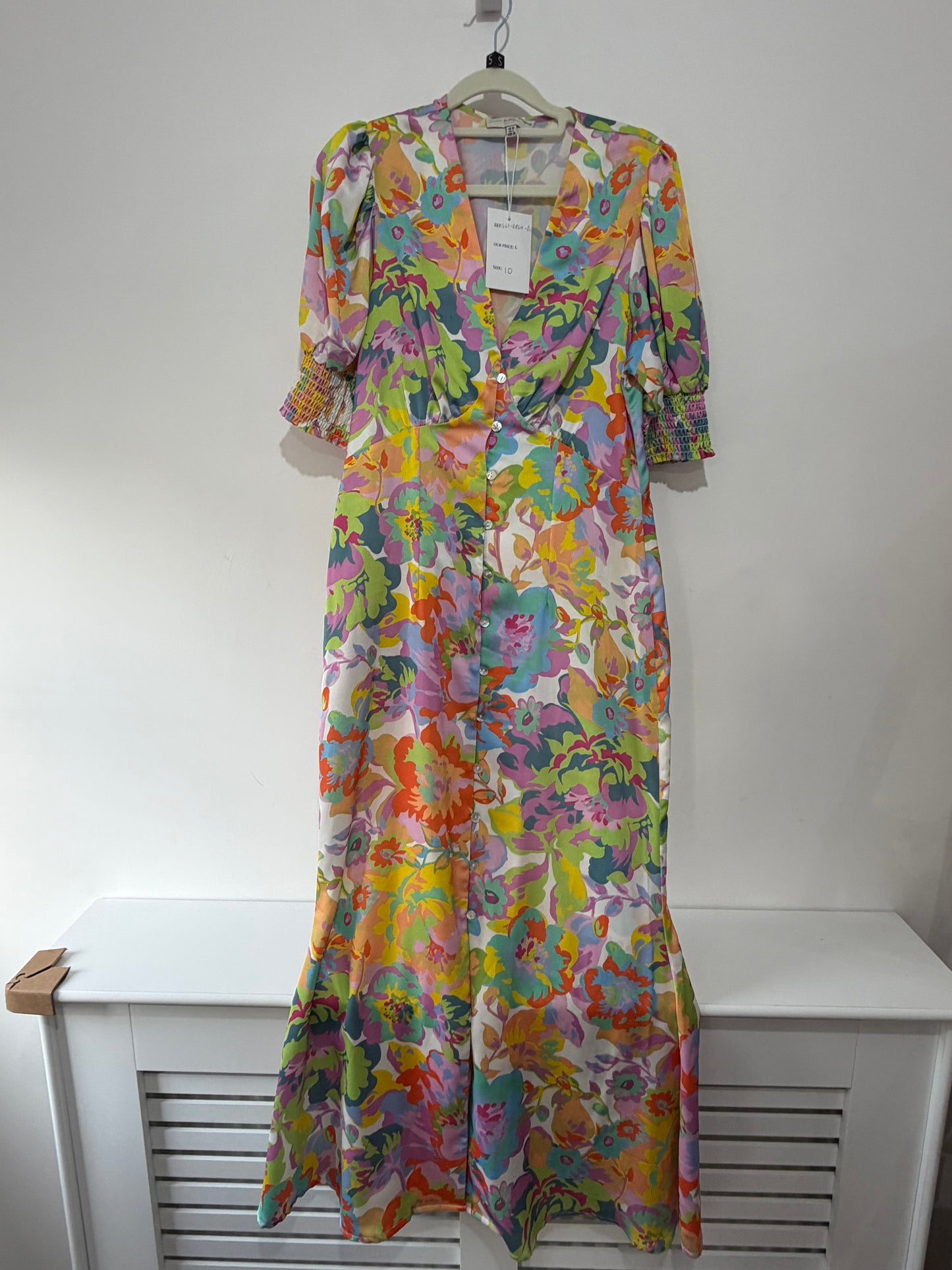 Pre-owned Multi coloured Never fully dressed Dress, Size 10
