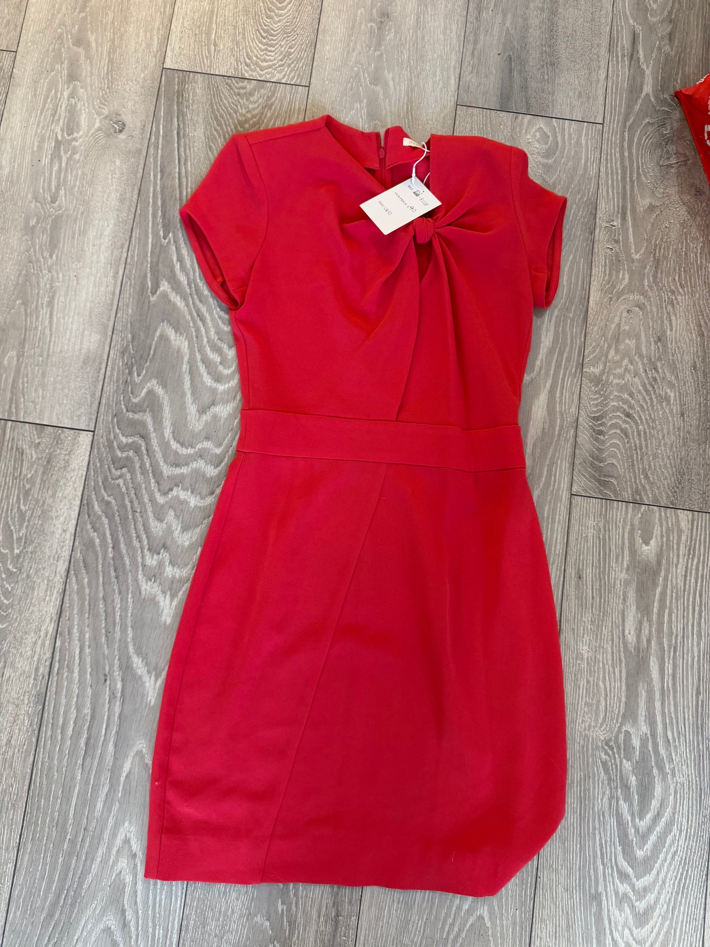 Preloved, Red  Maje  Dress, UK 10
