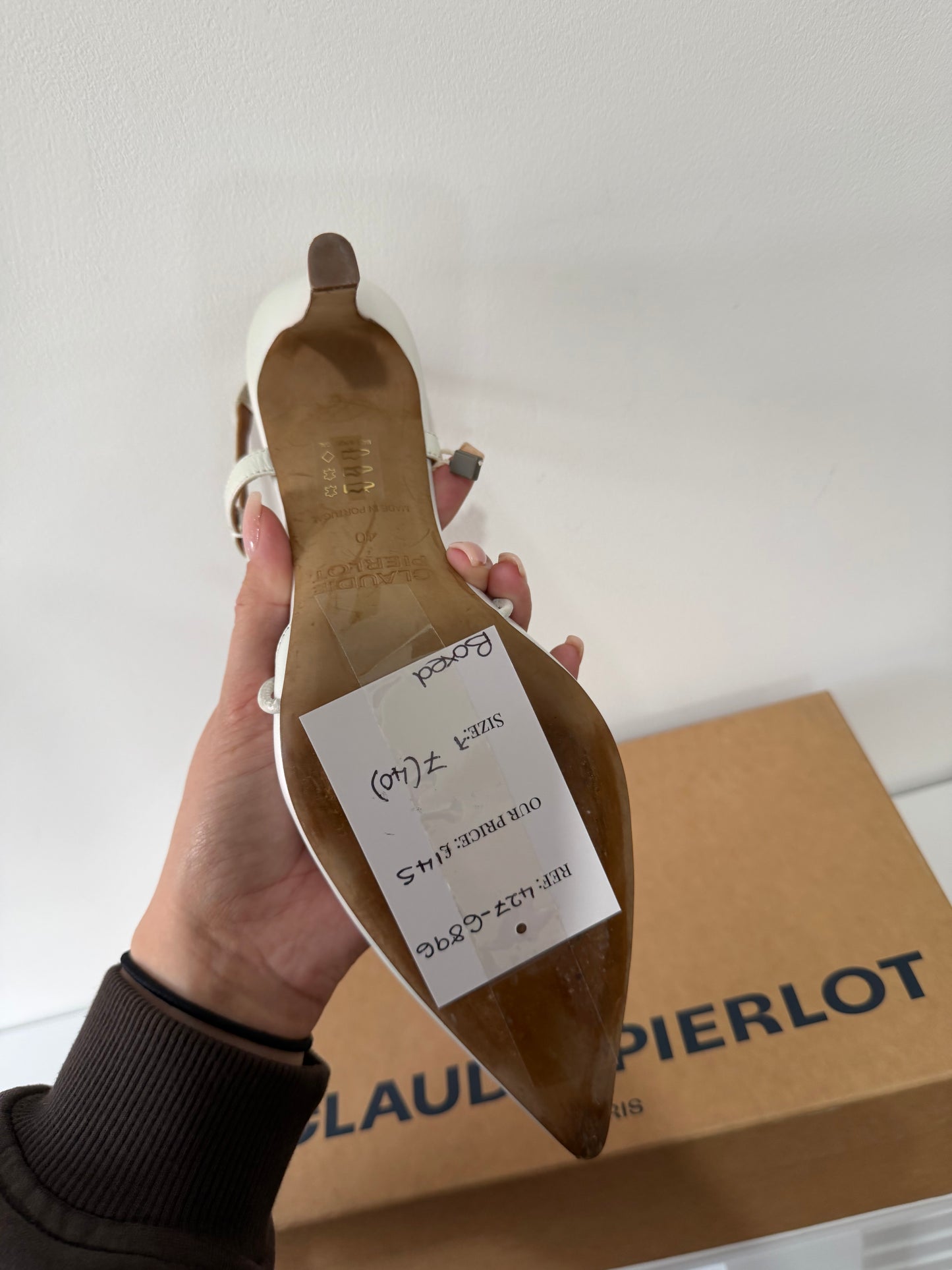 Pre-owned, Pearl Claudie Pierlot Heels, Size 7 - 40