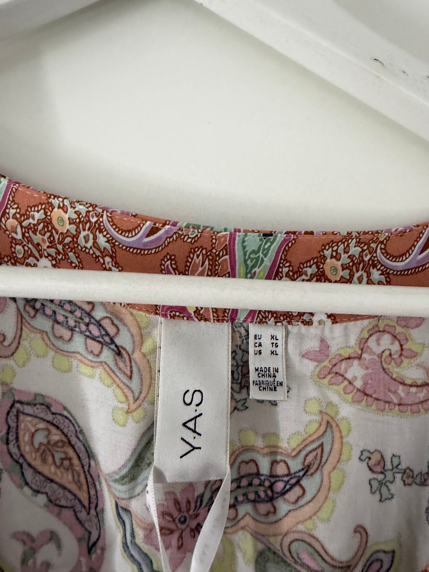 Pre-Loved Multi Y.A.S Dress, XL, BNWT