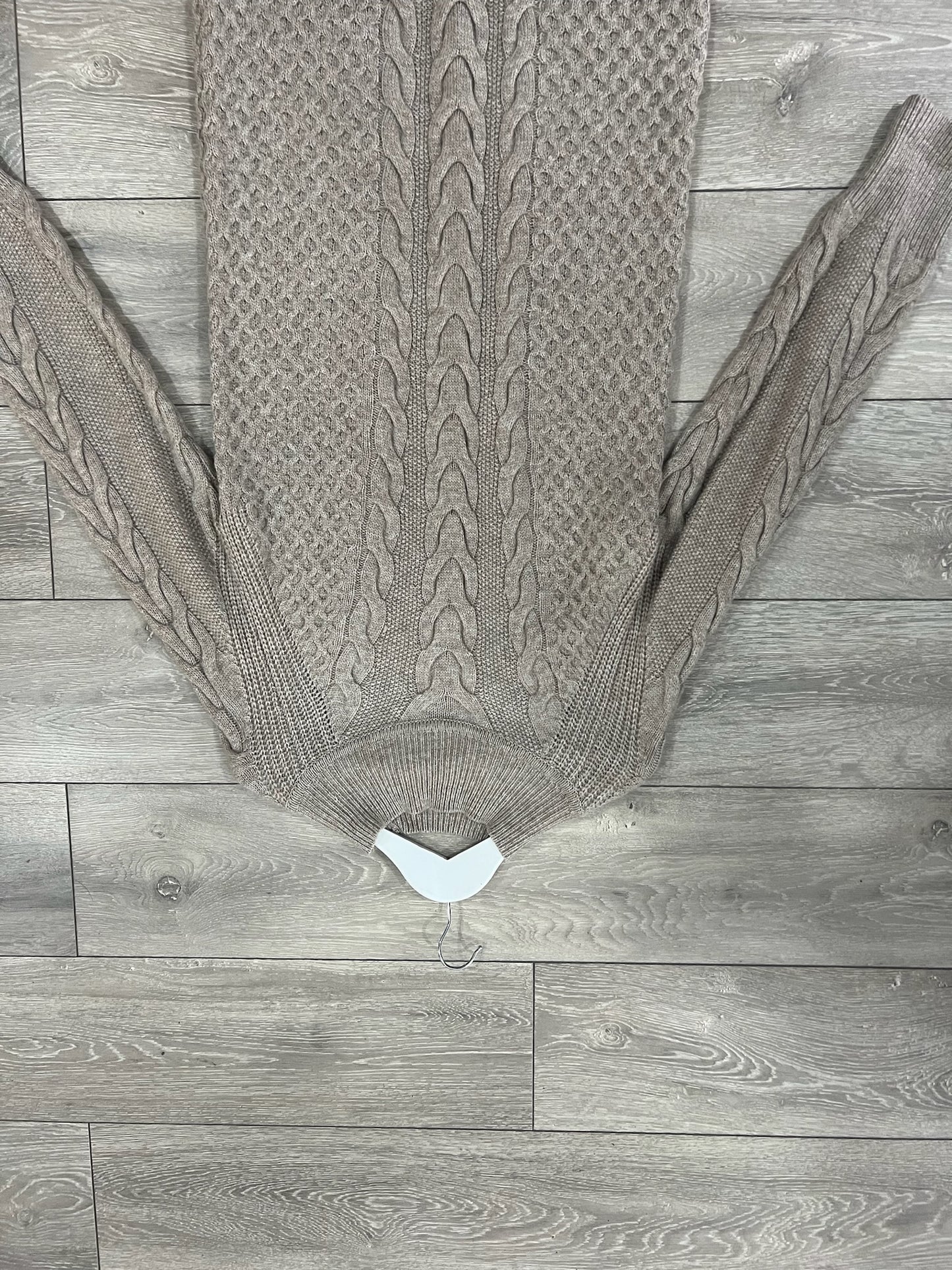 Beige Suncoo Jumper Dress, Large