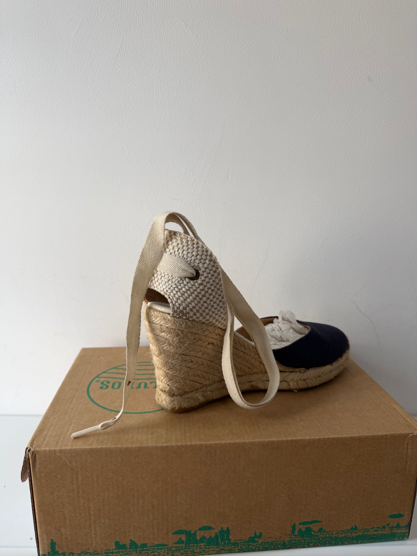 Pre-loved Blue & Cream Soludos Espadrilles, 4