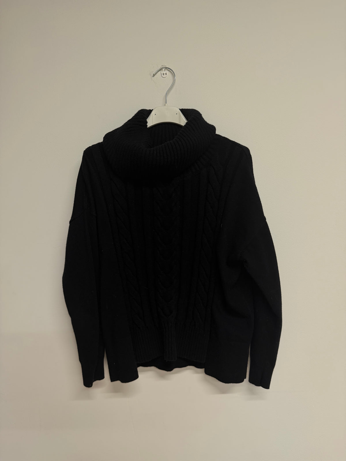 Preloved Karen Millen Turtle-neck Jumper Size M Black