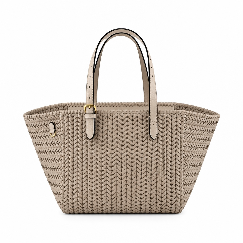 Preloved, Like New, Chalk Anya Hindmarch Handbag Neeson Tote, Large