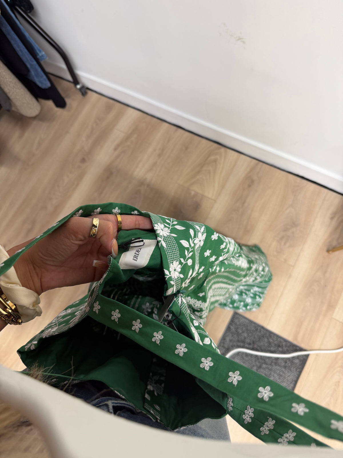 Preloved Brand New Erdem Dress Size 12 Green
