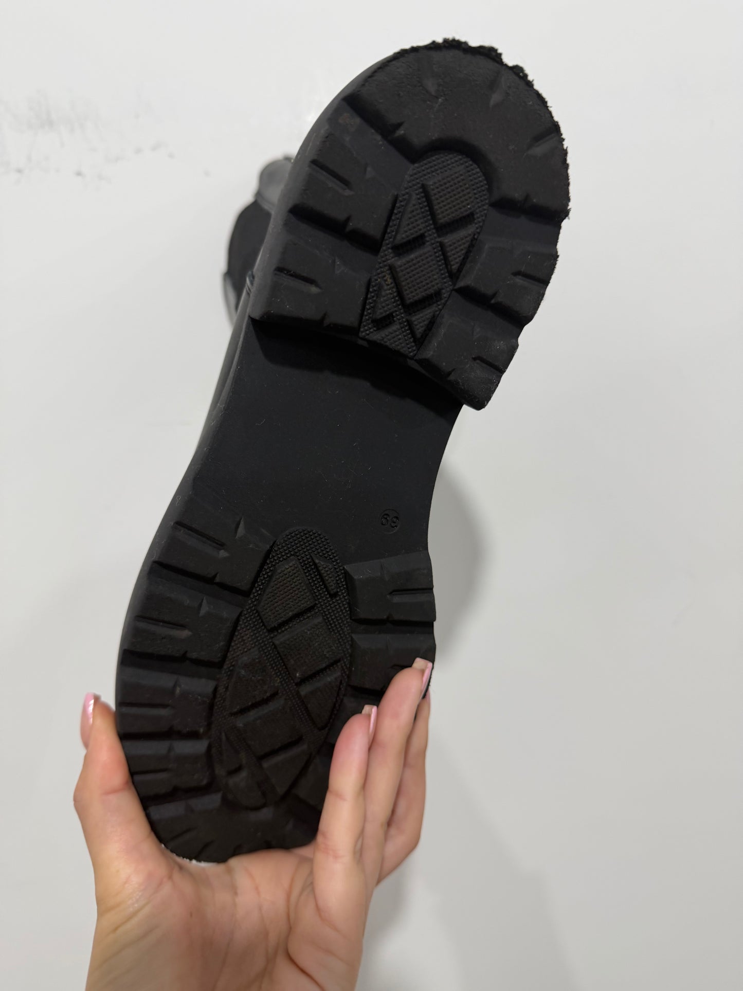 Black Busby & Fox Boots, Size 6