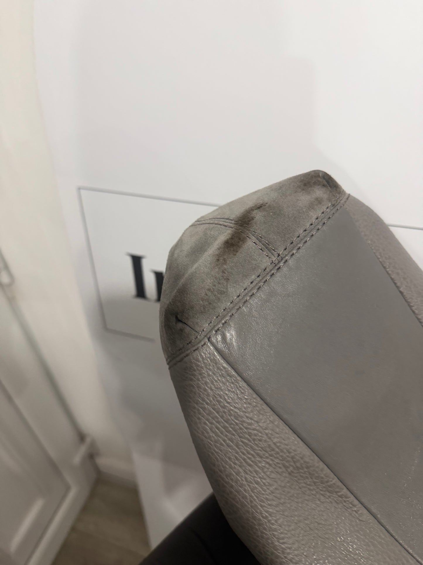 Grey Coach Handbag