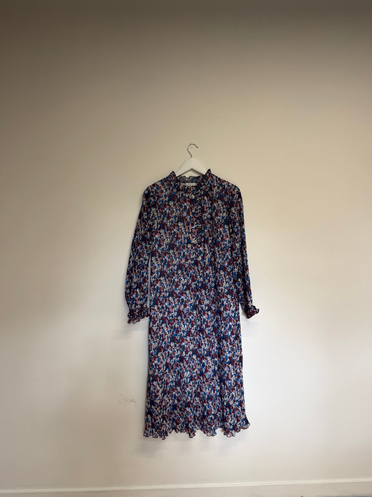 Preloved Ganni Dress Size 10 Multi Floral