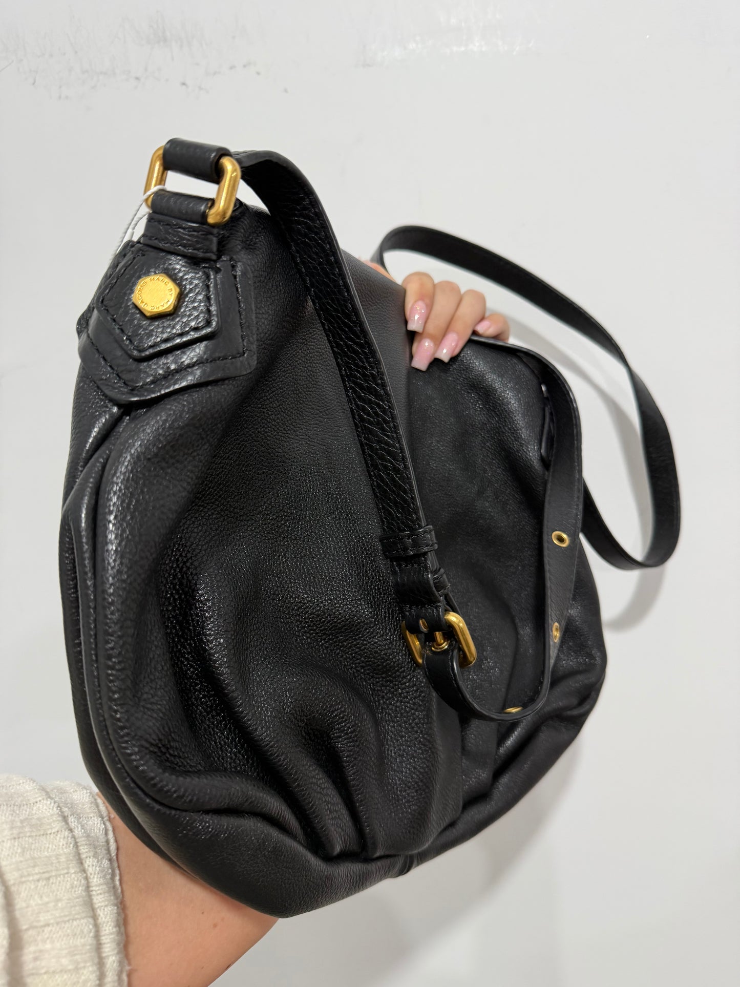 Black and Gold Marc by Marc Jacobs Crossbody Bag