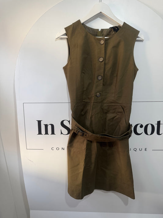 Khaki Green Paule Ka Dress, Size 8