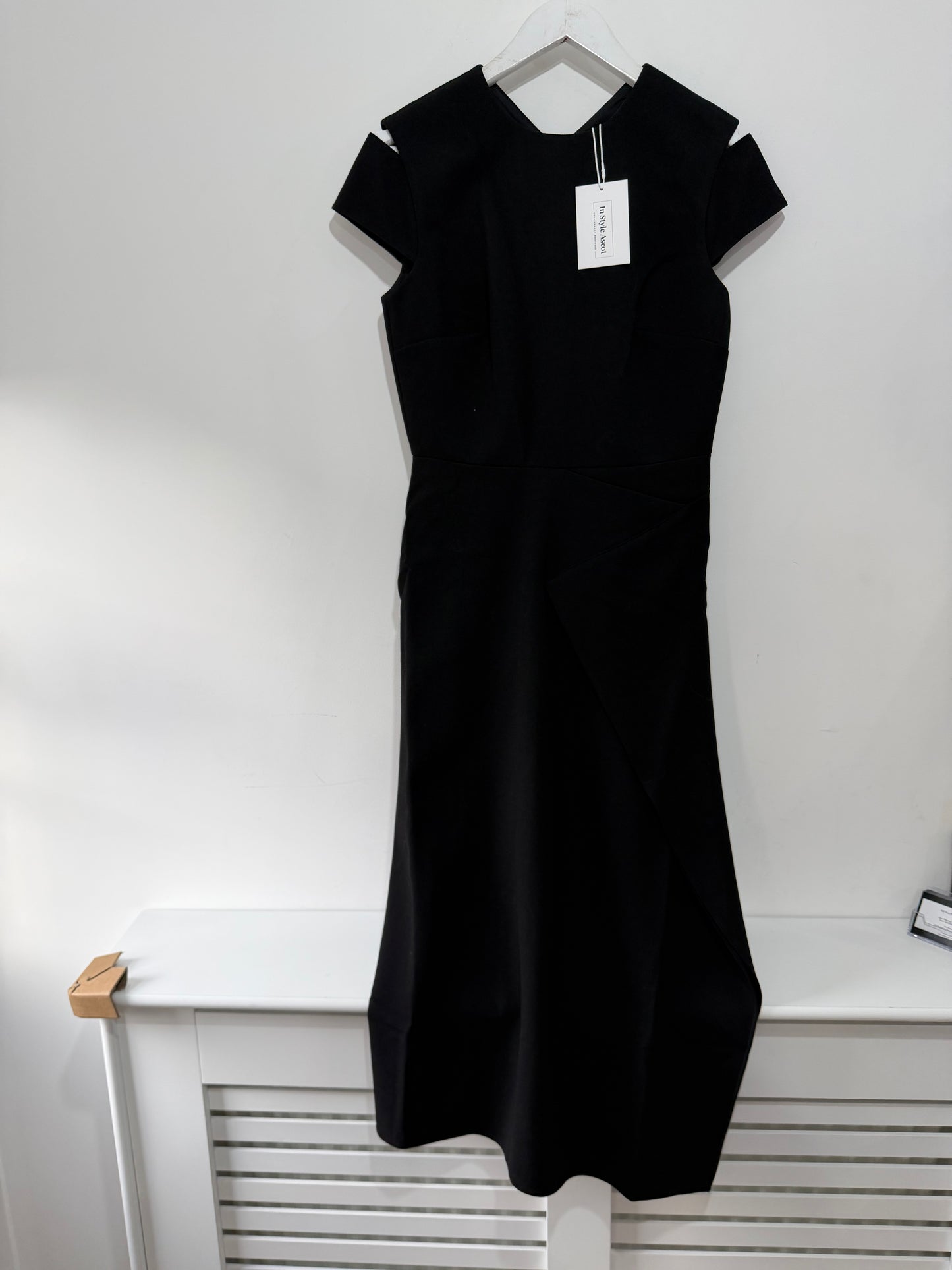 Preloved, Black Roland Mouret Dress, UK 10