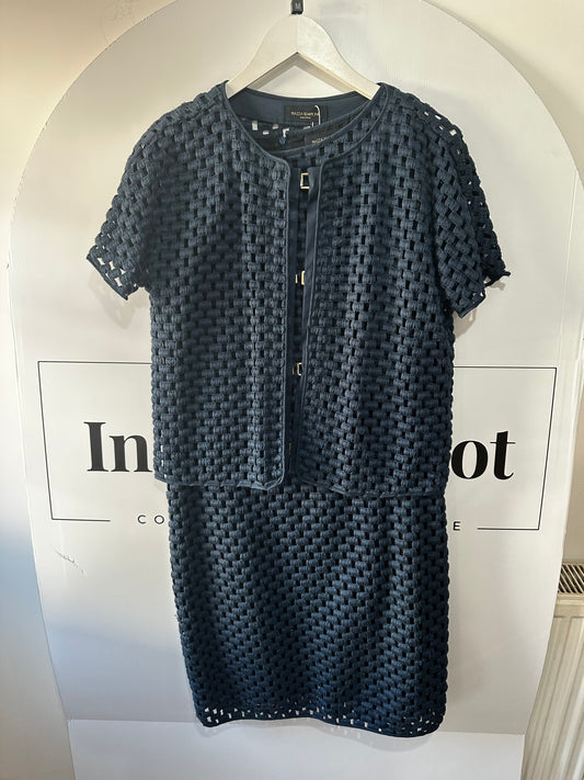 Blue Piazza Sempione Dress Set, Size 12