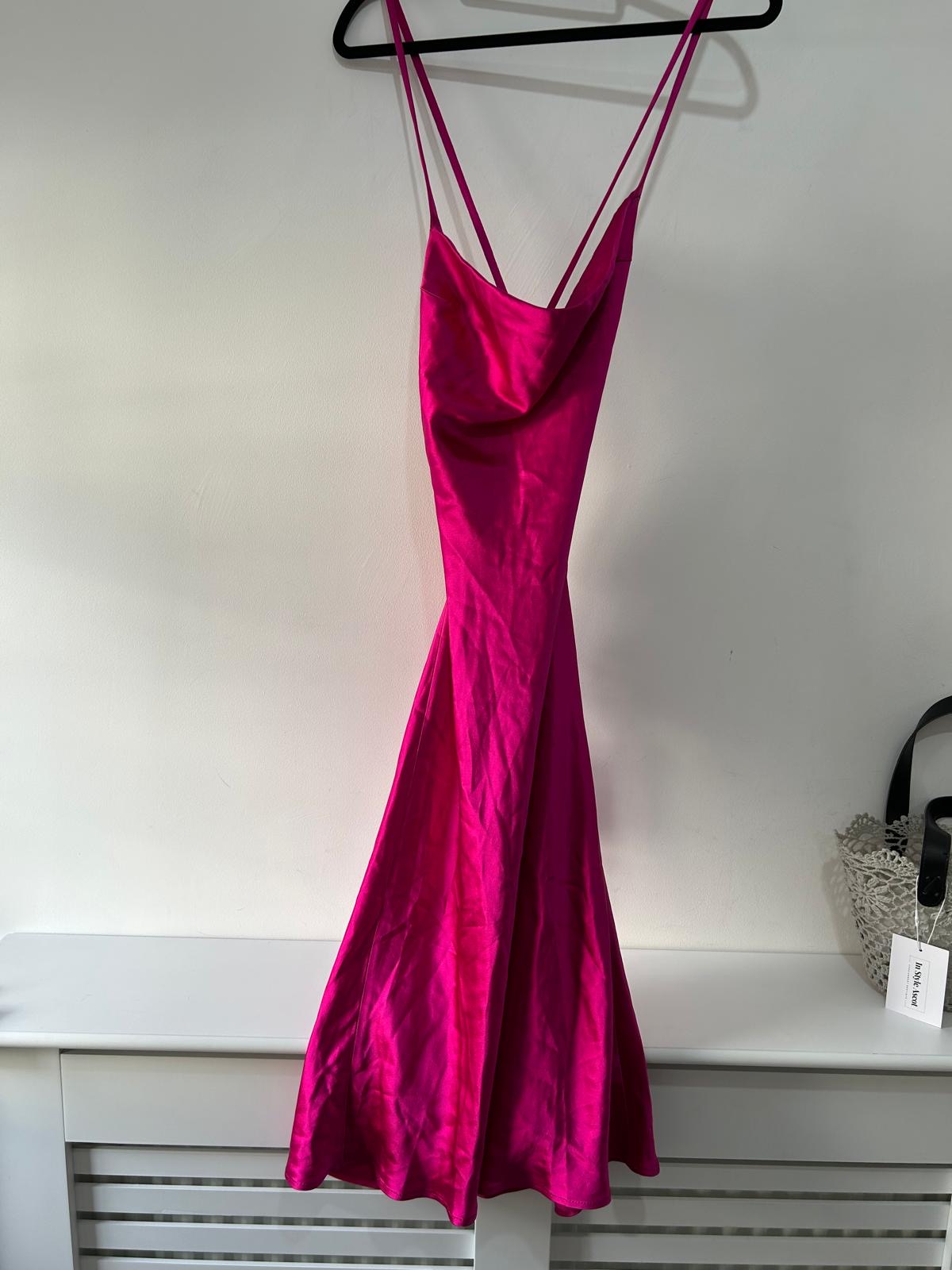 Pre-owned, Pink Galvan London Dress, Size 10