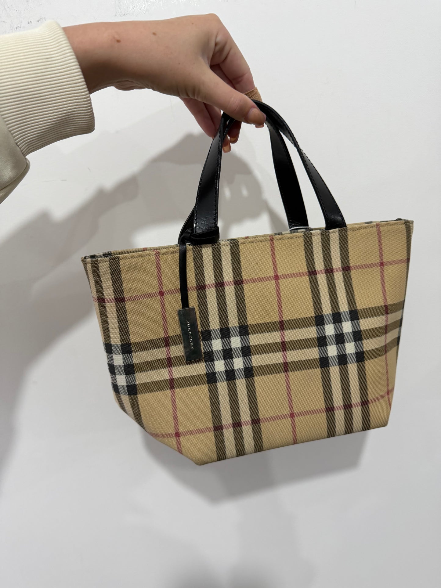 Pre-owned Novacheck Burberry Bag & Purse Set, Vintage