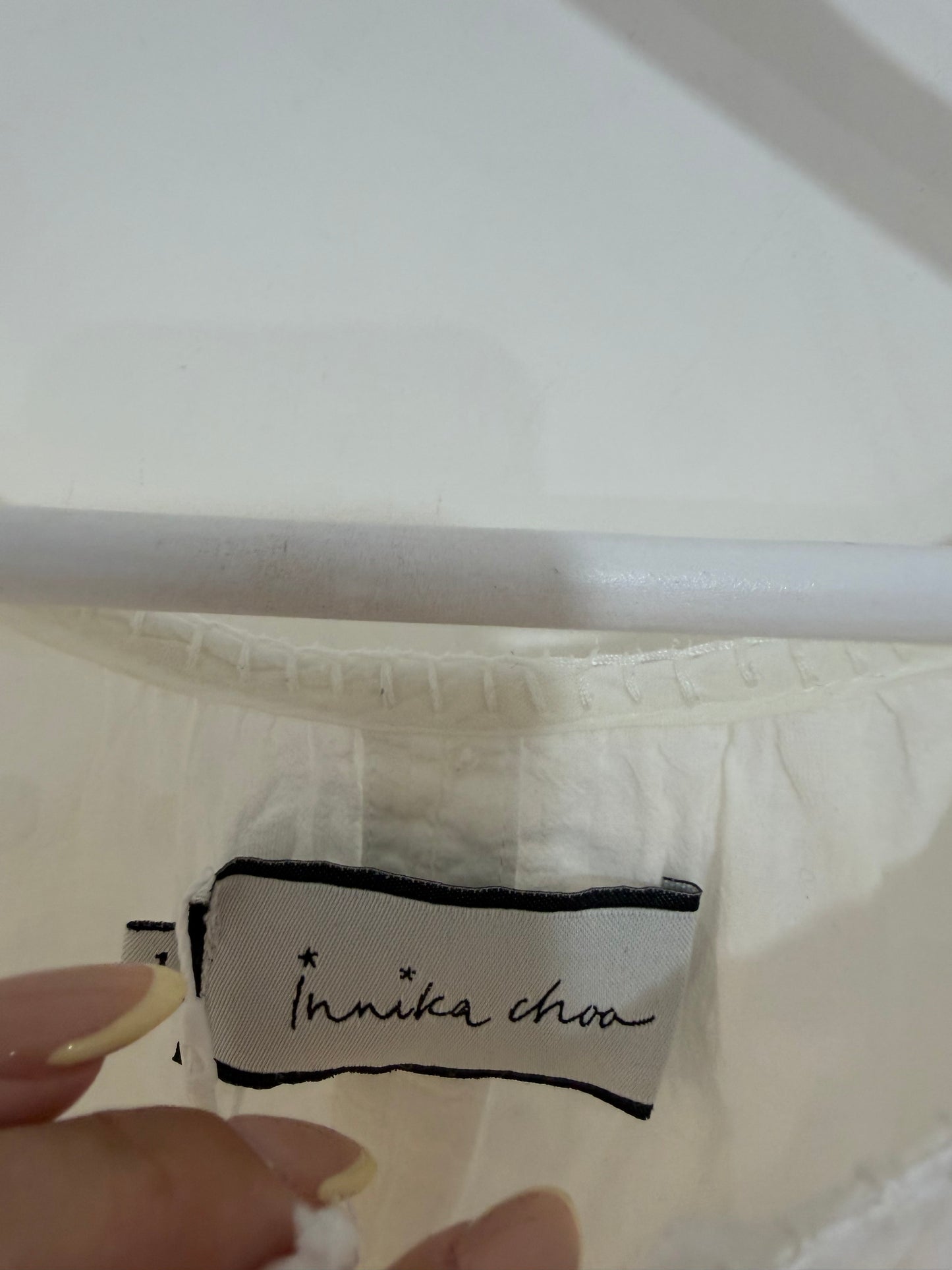 Preloved White Innika Choo Top, Small