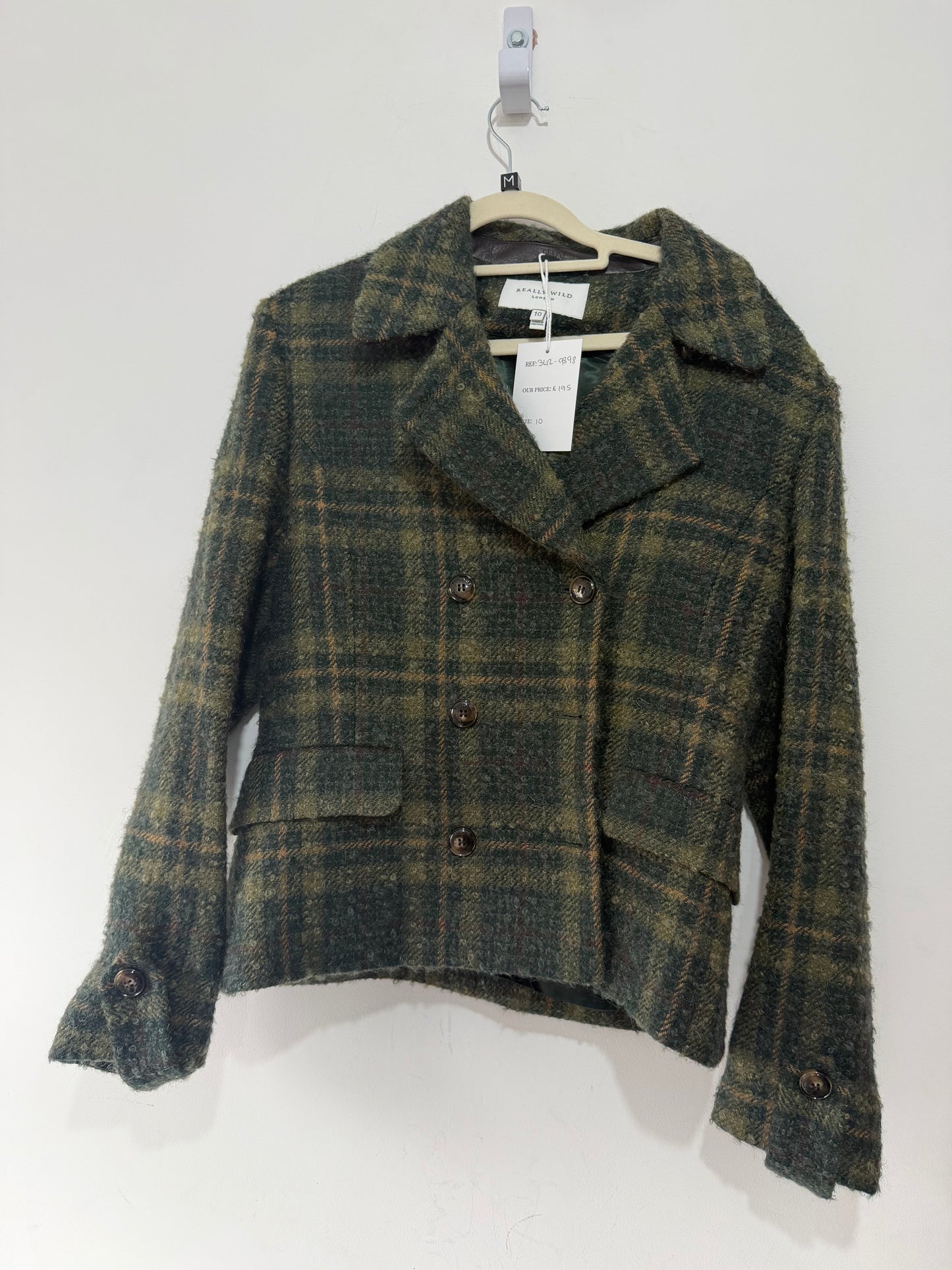 Preloved Green Really Wild Jacket Size 10