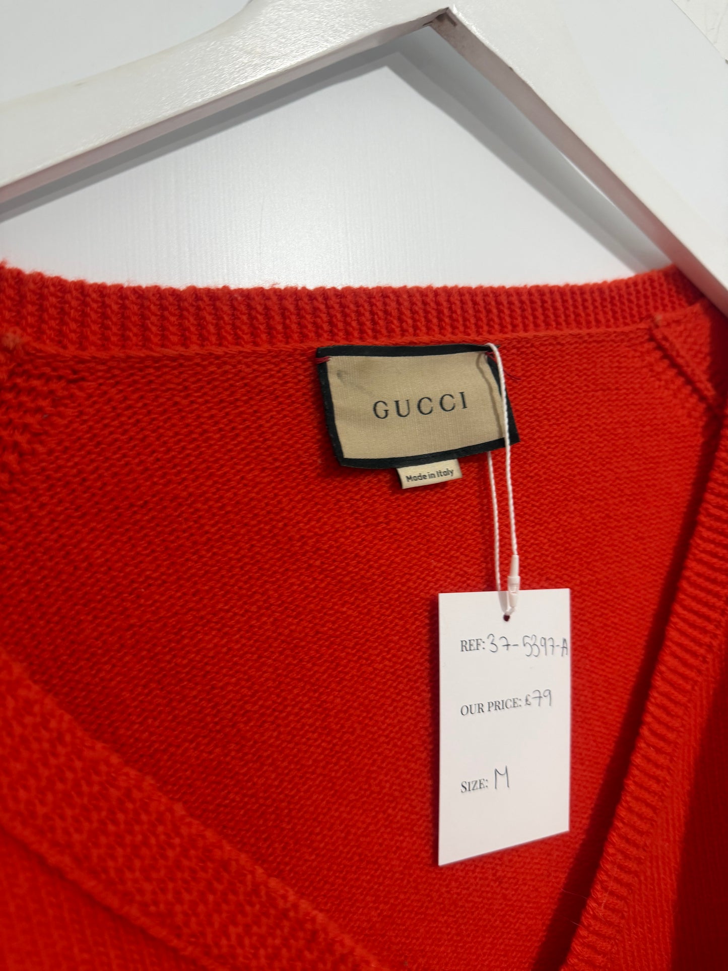 Orange Gucci Jumper, M