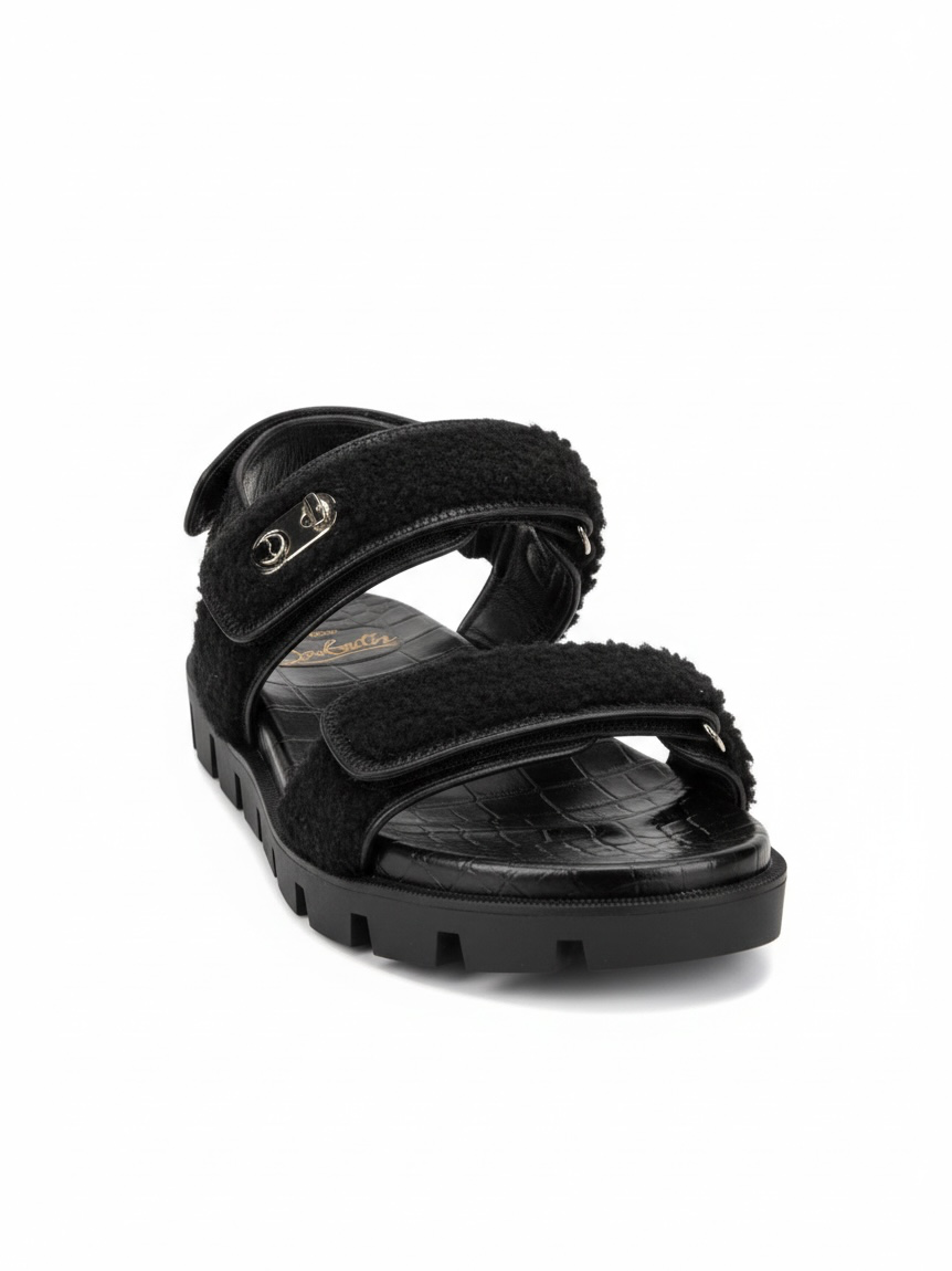 Preloved Christian Louboutin Sandals Size 6 - 39 Black