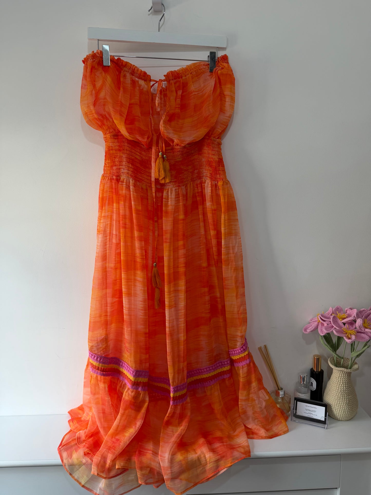 Preloved Orange Ramy Brook Cover up, Large, BNWT
