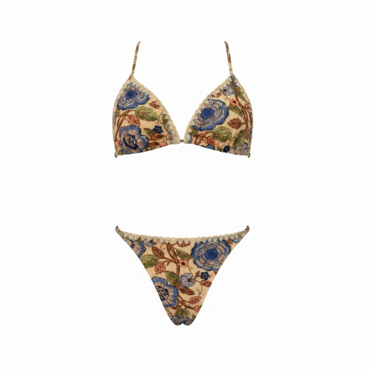 Preloved, Pattern Zimmerman Bikini Swimwear, Size 3 (UK 12)