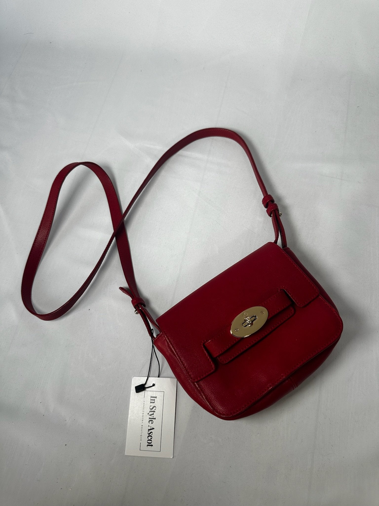 Red Mini Cross Mulberry Bag