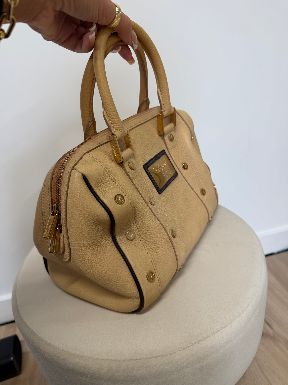 Preloved Chopard Handbag Small Beige